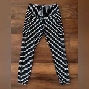 Athleta Navy/White Leggings